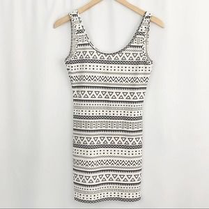 Cyn by Cynthia Mehra Black & White BodyCon…